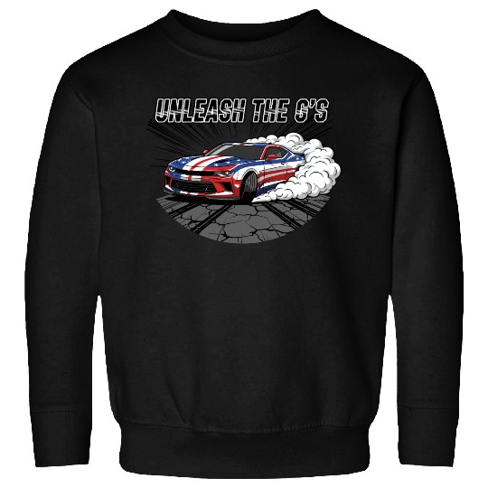 Patriotic American Muscle Car Sweatshirts