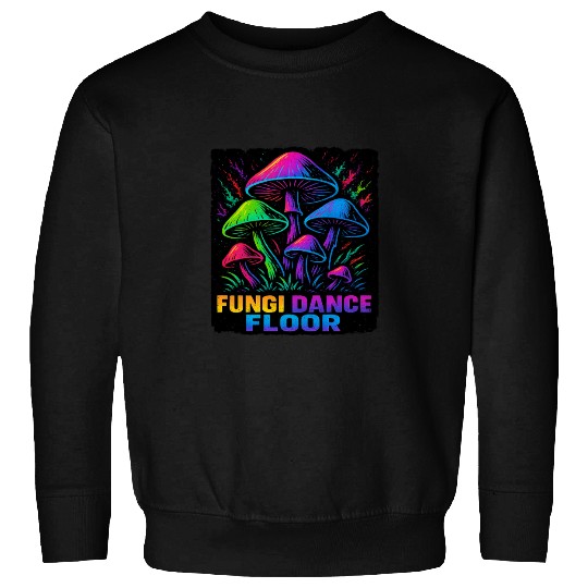 Trippy Mushroom EDM Rave Psychedelic Festival Sweatshirts