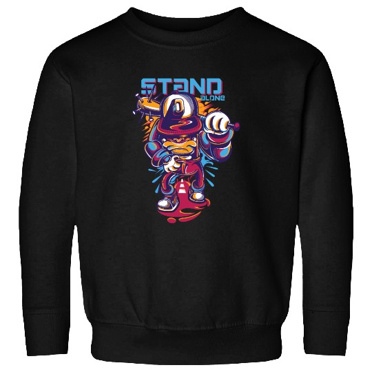 Futuristic Space Explorer Illustration Sweatshirts