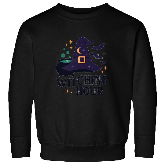 Witching Hour Night Scene Design Sweatshirts