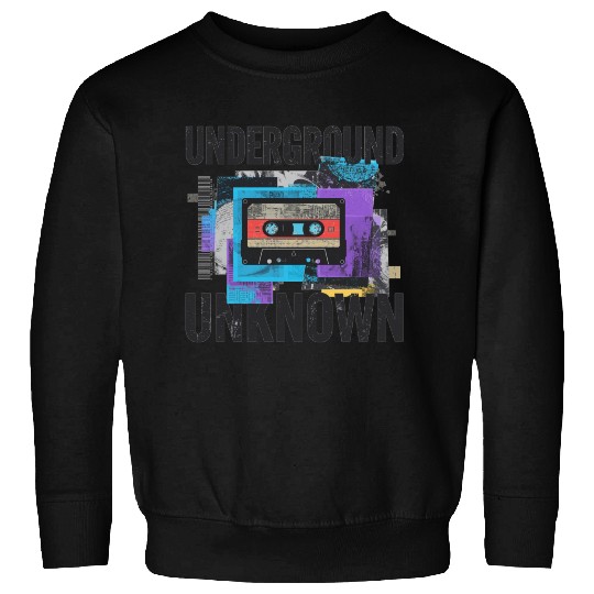 Underground Cassette Tape Urban Art Sweatshirts
