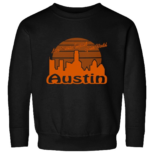 Austin Texas burnt orange Sweatshirts