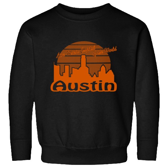 Austin Texas burnt orange Sweatshirts