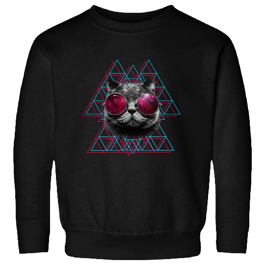 3D Space Cat Sweatshirts (Womens)