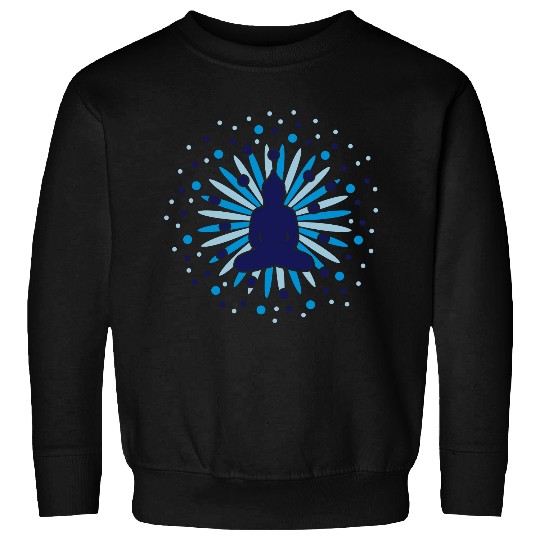 A Buddha mandala blossom Sweatshirts