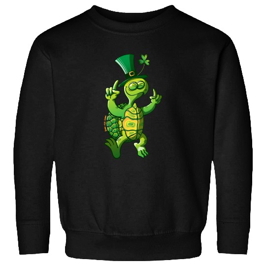 Saint Patrick's Day Turtle Sweatshirts