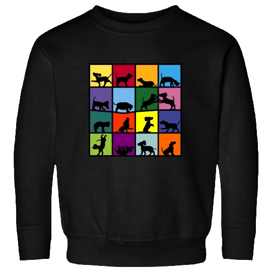 dog cube beagle Sweatshirts