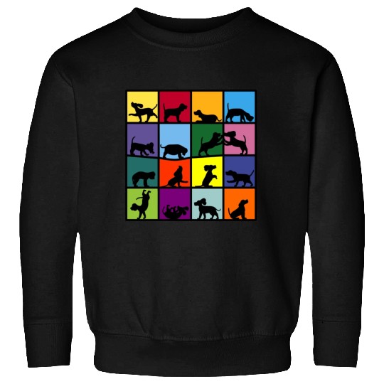 dog cube beagle Sweatshirts
