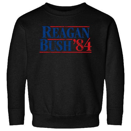 Distressed Reagan - Bush ’84 Sweatshirts