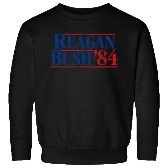 Distressed Reagan - Bush ’84 Sweatshirts