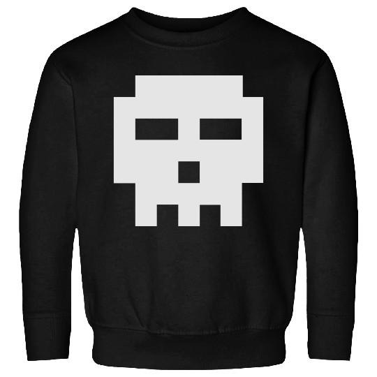 Scott Pilgrim 8-bit Skull Vector Sweatshirts