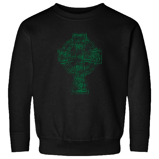 Classic Vintage Style Celtic Cross Crucifix Sweatshirts