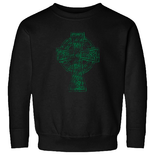 Classic Vintage Style Celtic Cross Crucifix Sweatshirts