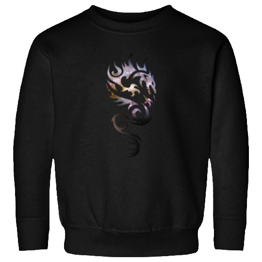 Cosmic Tribal Dragon Sweatshirts