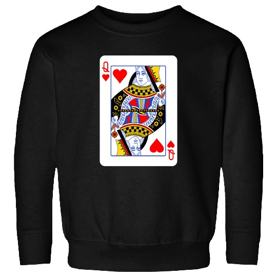 Queen Of Hearts Couple Sweatshirts