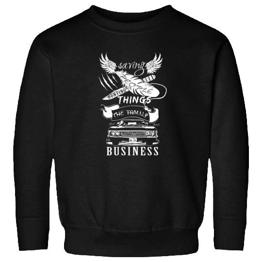 Supernatural - Saving people hunting things Sweatshirts