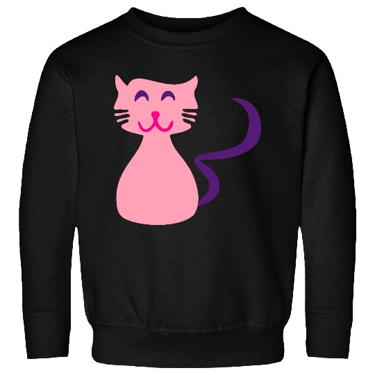 ♥ټCute Giggly Pink Kitty Cat-Meow Meowټ♥ Sweatshirts
