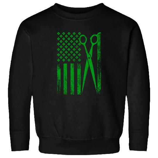 Hair stylist - Hair stylist flag Sweatshirts for american