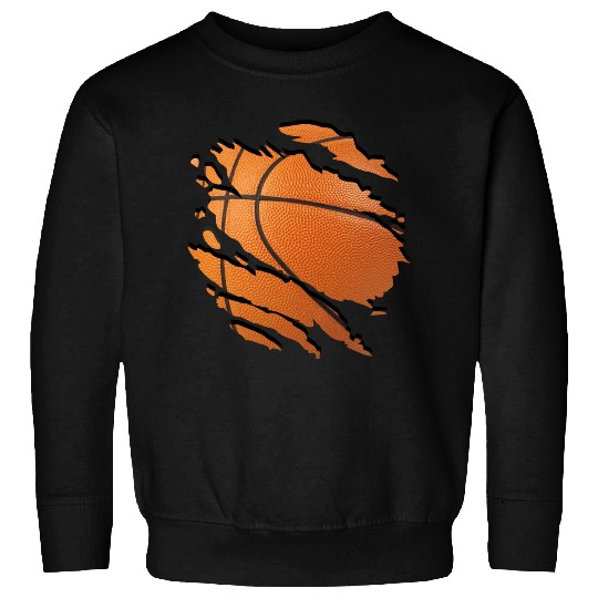 Torn Basketball Art Design Sweatshirts