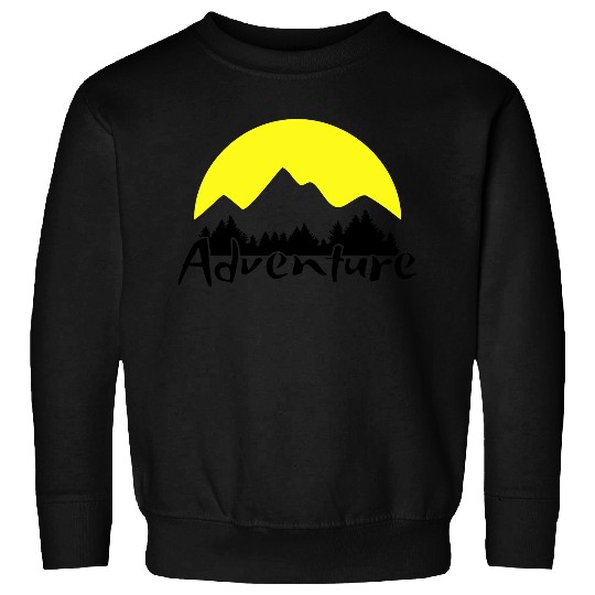 Nature Adventure, Mountains and Forest Sweatshirts