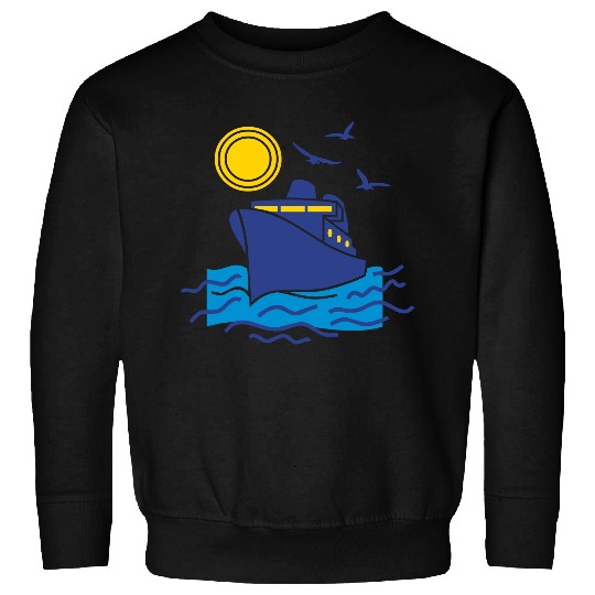 sailing cruise ship Sweatshirts