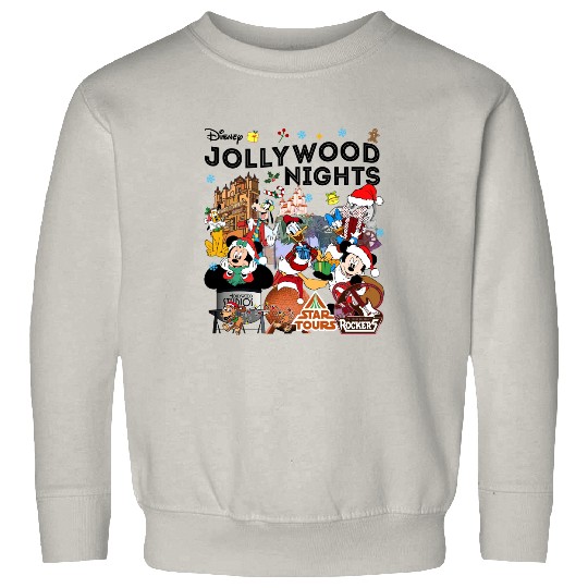 Disney Christmas Hollywood Studios Jollywood Nights Sweatshirt