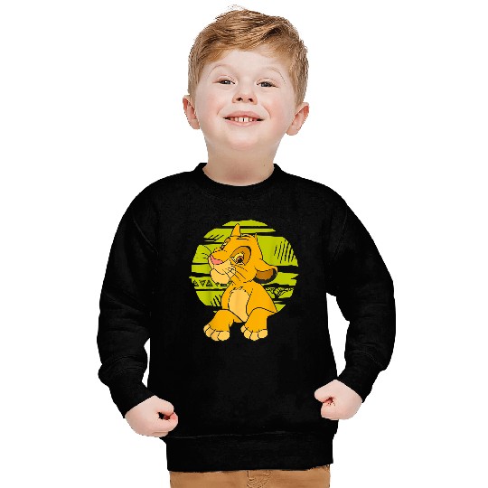 Disney The Lion King Young Simba Paws Green 90s Sweatshirts