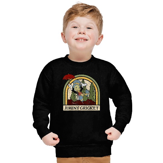 disneys Pinocchio Jiminy Cricket Established 1940 Sweatshirts