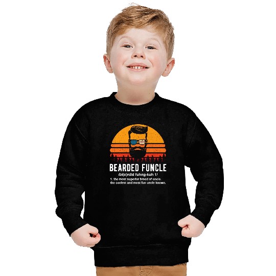Bearded Funcle Definition Mens Sweatshirt