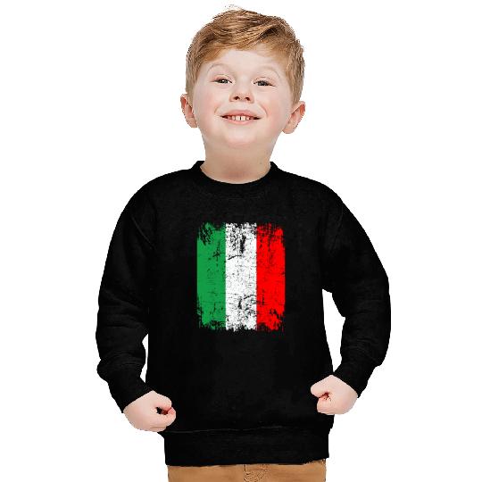 ITALY Flag Vintage Distressed Sweatshirt