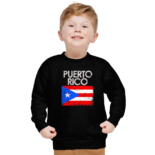 Vintage Puerto Rico Rican Flag Sweatshirt