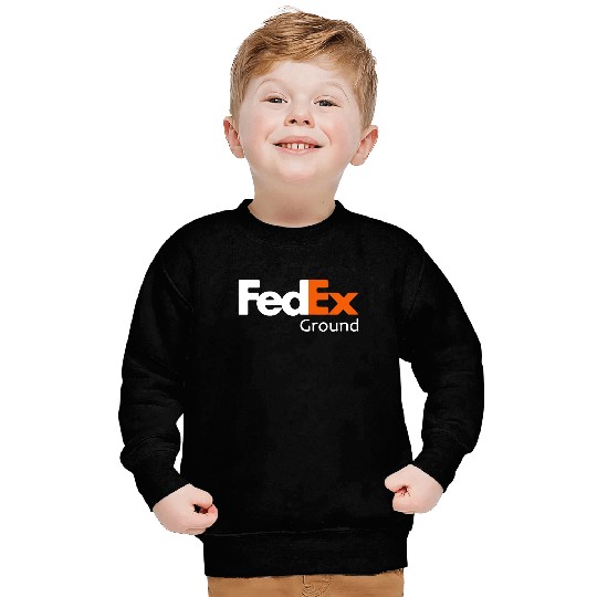 Fedex Ground White Orange Sweatshirts, Delivery Driver Sweatshirts