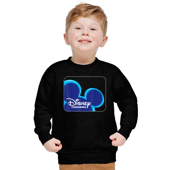 Disney Channel  Mickey Mouse Blue 2000s Logo Sweatshirts