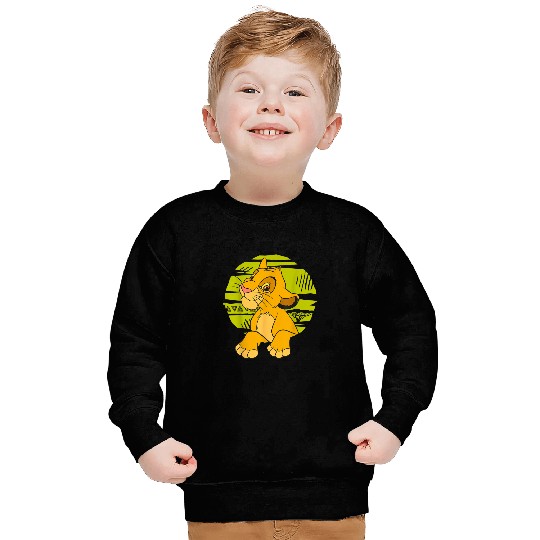 Disney The Lion King Young Simba Paws Green 90s Sweatshirts
