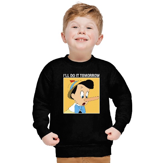 Disney Pinocchio Ill Do It Tomorrow Sweatshirts