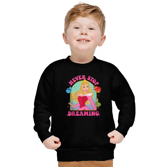 Disneyss Princess Aurora Never Stop Dreaming Sweatshirts
