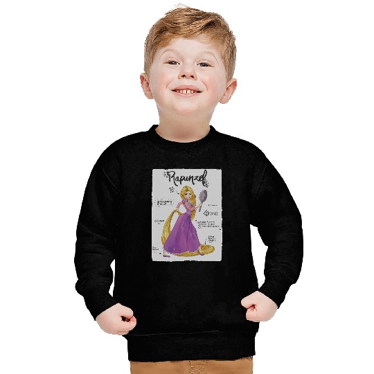 Disney Tangled Rapunzel Fashion Callouts Sweatshirts