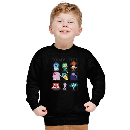 Disney Pixars Inside Out 2 Today I Feel... Emotions Panels Sweatshirts
