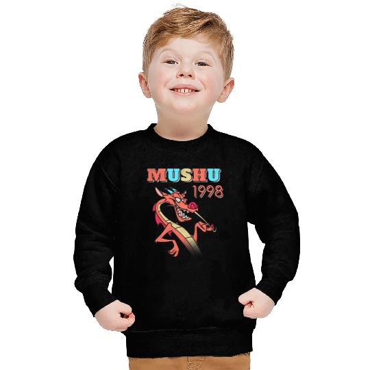 Disney Mulan Mushu 1998 Cool Dragon Sweatshirts