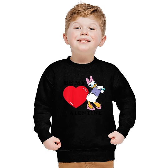 Disneyss Be My Valentine Daisy Duck Sweatshirts