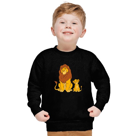 Disney The Lion King Young Simba and Mufasa Sweatshirts