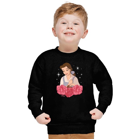 Disney Princess - Belle Beauty And The Beast Roses Sweatshirts