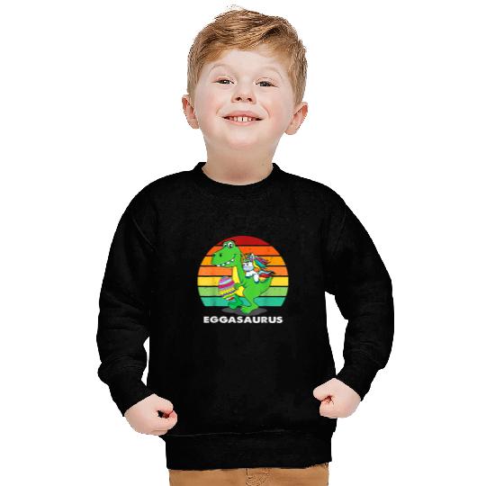 Dinosaur Dino Funny Eggasaurus Stegosaurus Egg Dinosaur Happy Easter Day 32 Sweatshirts