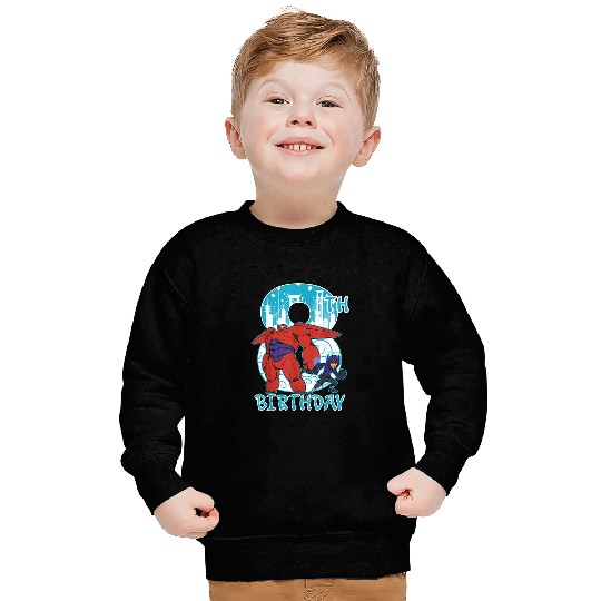 Disney Big Hero 6 Baymax Hiro 8th Birthday Graph Sweatshirts