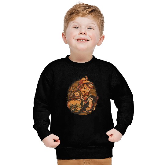 Disneyss Pinocchio Jiminy Cricket Figaro And Cleo Sweatshirts