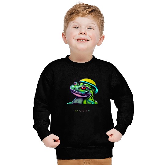 Frog Gift joking Frog Amphibia Sweatshirts