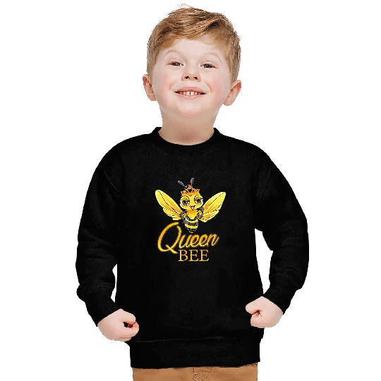 Bee Beekeeping Queen Bee Crown Cute Honey Bee Hive Gift Beekeeper Sweatshirts