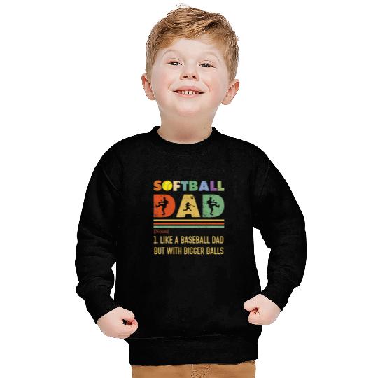 Baseball Gift Softball Dad like A Baseball Dad baseball Dad Sweatshirts
