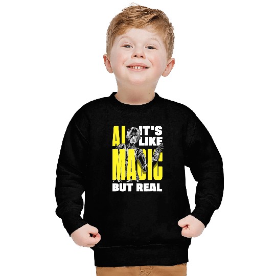 Ai Its Like Magic But Real Computer Science 2 Sweatshirts