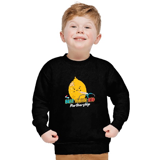 bests Lemonaid Partnership Summer Citrus Juice Refreshment Sweatshirts